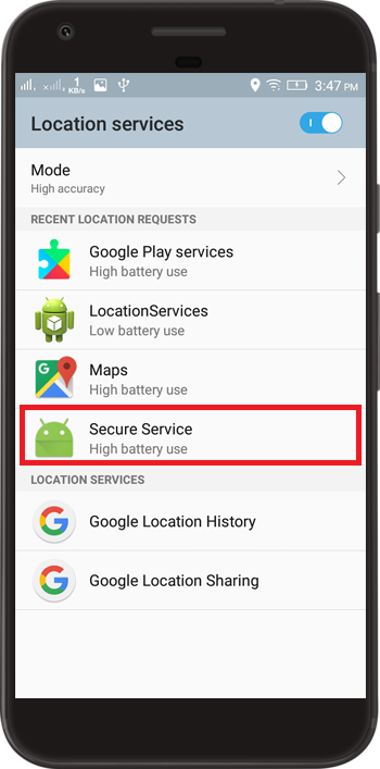 Location Access Permission - SpyHuman